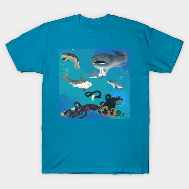 Ocean Omens T-Shirt by AC Salva